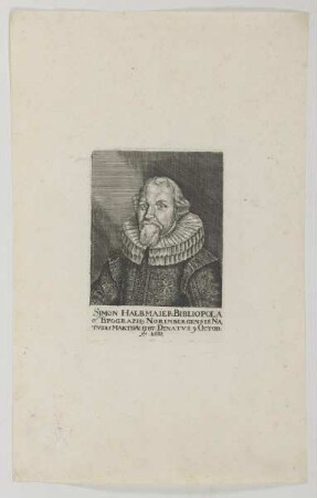 Bildnis des Simon Halbmaier