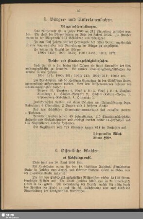 6. Öffentliche Wahlen