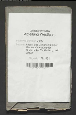 Die von dem Erbmühlenpächter Kröner zu Schale gestellte Kaution