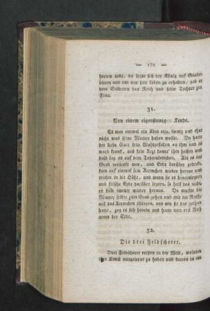 31. Von einem eigensinnigen Kinde