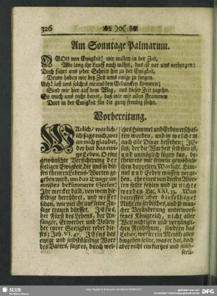 Am Sonntage Palmarum