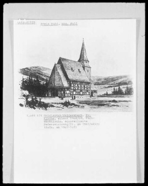 Goldlauter/Heidersbach, Evangelische Kirche (erbaut 1908-1909)