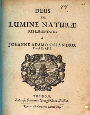 Deus In Lumine Naturae