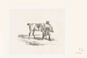 Pferd, das man vor dem Rennen spazieren führt, Blatt 1 der Folge "Suite de huit petites Pièces"