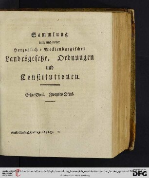 Sammlung [Kap. XXI-XLI]