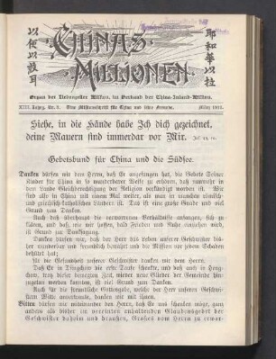Nr. 3. März 1912