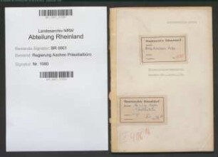 Wirtschaftlicher Lagebericht für Dezember 1937 und Januar 1938 Regierungsbezirk Aachen.