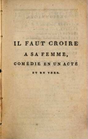 Théatre de Pigault-Lebrun, 1
