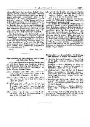 Studienfahrten des Zentralinstituts für Erziehung und Unterricht in Berlin im Sommer 1936 : [Nichtamtlicher Teil]