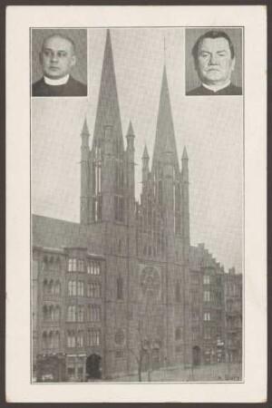 Ansichtskarte St. Bonifatius-Kirche, Yorckstraße 88-89