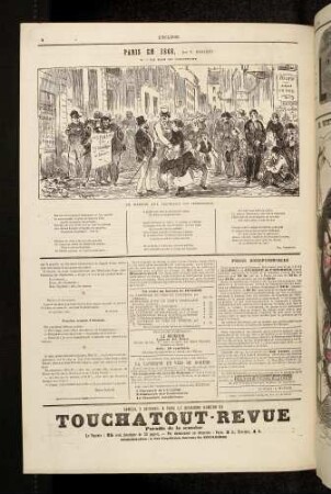 Paris en 1868, par F. Régamey V. - La Rue Du Croissant