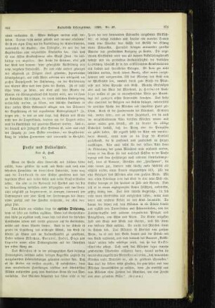 Poesie und Volksschule : [Schluß]