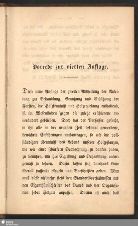 Vorrede zur vierten Auflage