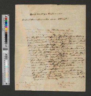 Brief an Unbekannt