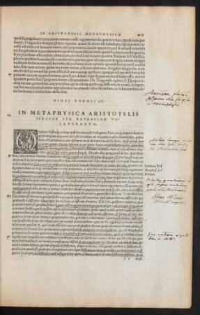 In Metaphysica Aristotelis Isagoge ...