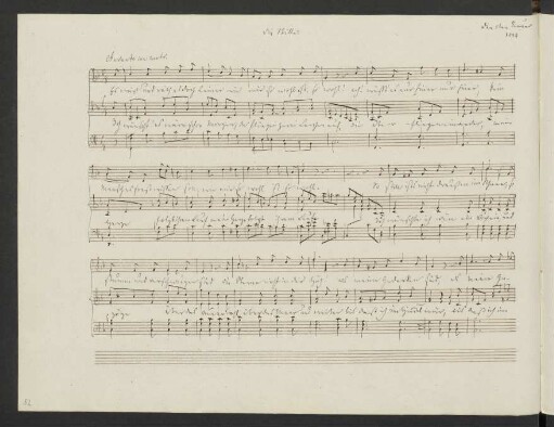 Die Stille; V, pf; F-Dur; H 401