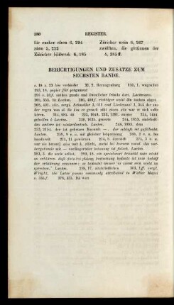 Berichtigungen Und Zusätze Zum Sechsten Bande.