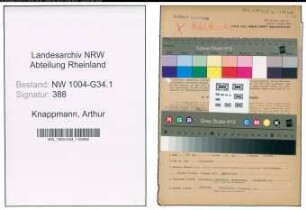 Entnazifizierung Arthur Knappmann , geb. 15.06.1897 (Arzt)