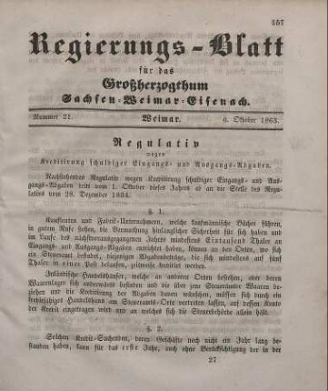 Nr. 21 : 6. Oktober 1863