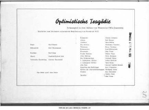 Optimistische Tragödie
