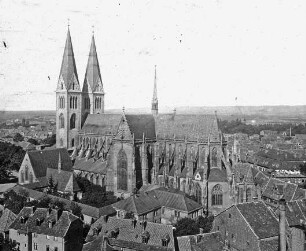 Halberstadt, Dom St. Stephanus und St. Sixtus, von Südwesten