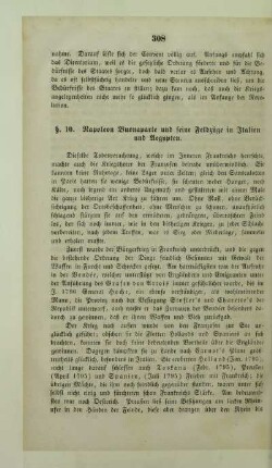 10. Napoleon Buonaparte und seine Feldzüge in Italien und Aegypten
