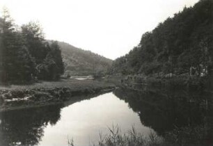 Muldental : Mittelsächsisches Bergland. Muldental bei Roßwein. Talabwärts am Talbad bei Wolfstal oberhalb Roßwein