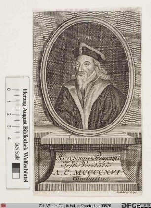 Bildnis Hieronymus von Prag