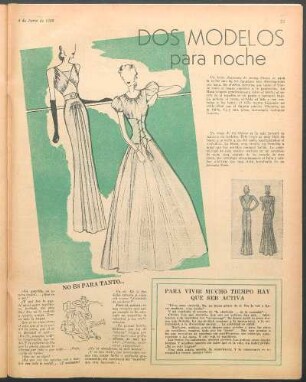 Para vivir mucho tiempo hay que ser activa