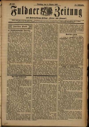 Zweite Ausgabe vom Dienstag, den 05. Oktober 1897.