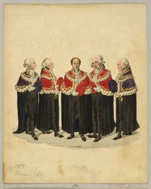 Leipziger Tracht - traditionelle Robe zum Universitätsjubiläum Leipzig, 1806
