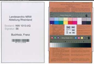 Entnazifizierung Franz Buchholz , geb. 28.08.1901 (Schausteller)