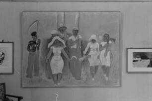 Ausstellung von Werken des aus Paris zurückgekehrten Malers Max Lingner : Gemälde "Der Sommer"