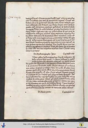 De Hystoriographo Julio