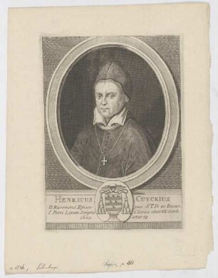 Bildnis des Henricus Cuyckius