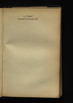 13. Kapitel Gegenangriff