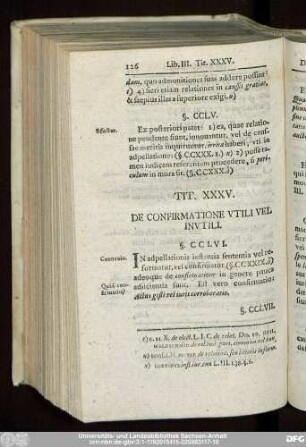 Tit. XXXV. De Confirmatione Utili Vel Inutili.