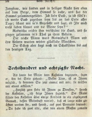 Sechshundert und achtzigste Nacht