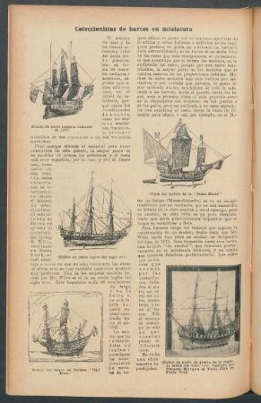 Coleccionistas de barcos en miniatura