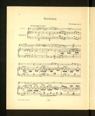 Sonate. [Pianoforte.]