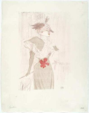 Mademoiselle Marcelle Lender, debout