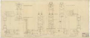 GDF Wüstenrot, Ludwigsburg Innenausbau: Montagetrennwand: Details 1:1