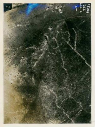 Foto des Geländes südlich von Douaumont (Luftbild)