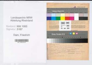 Entnazifizierung Friedrich Ten Dam, geb. 18.06.1899 (Referent)