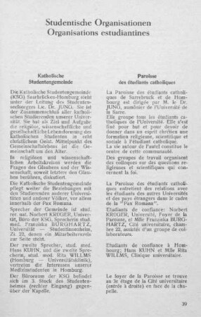 Studentische Organisationen