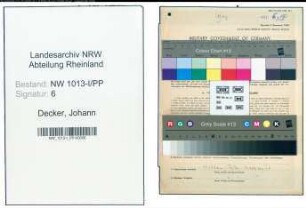Entnazifizierung Johann Decker , geb. 12.01.1906 (Schlosser)