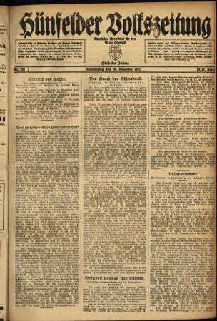 Ausgabe vom Donnerstag, den 29. Dezember 1921.
