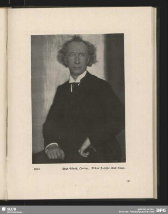 Bildnis Professor Emil Sauer