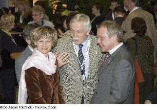 Barbara Ludwig, Staatsministerin für Wissenschaft und Kunst in Sachsen, Dr. Thomas Bürger, Generaldirektor der SLUB Dresden, und Ingolf Roßberg, Oberbürgermeister der Stadt Dresden