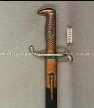 Seitengewehr M/71, mit Scheide